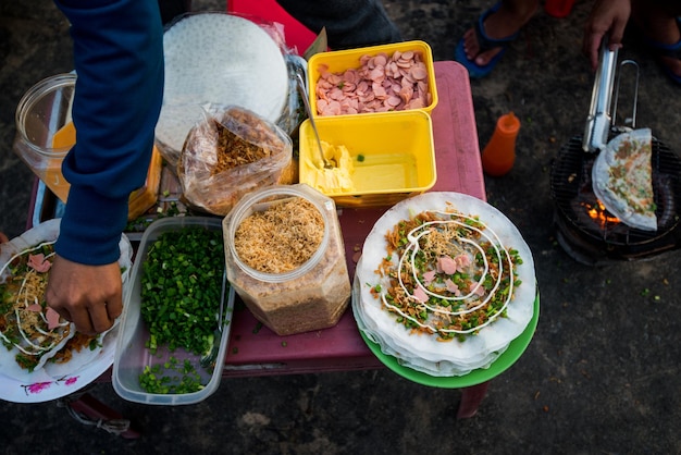 Jedzenie uliczne w Azji