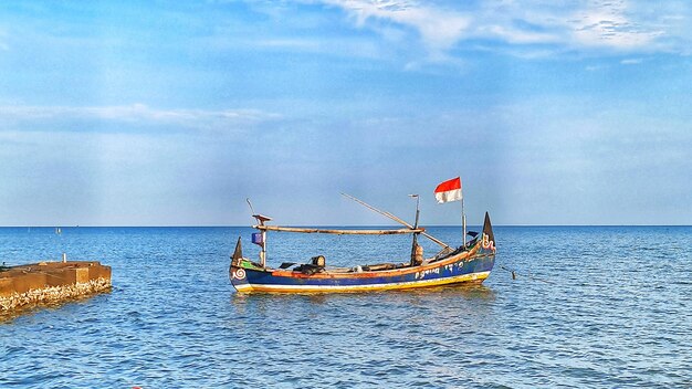 Jepara Indonezja 9 lipca 2023 Łódź rybacka w Jepara bez załogi bez ludzi