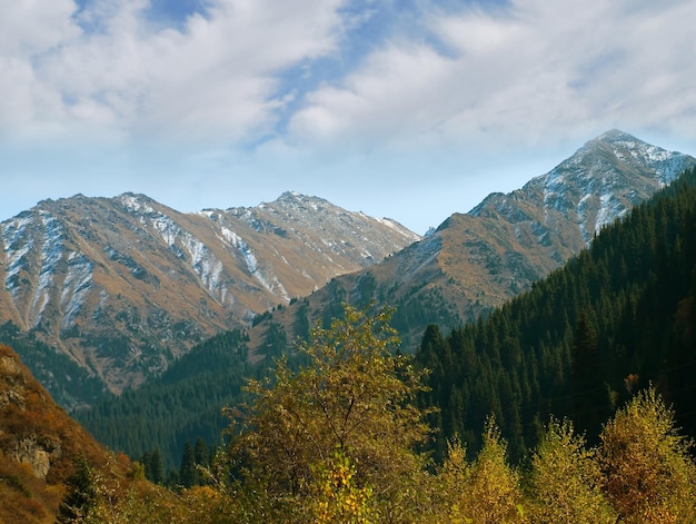 Jesienna panorama gór