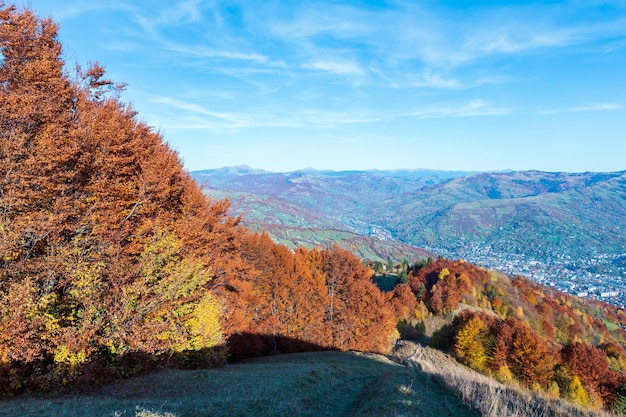 Jesienne Karpaty Rachów Ukraina