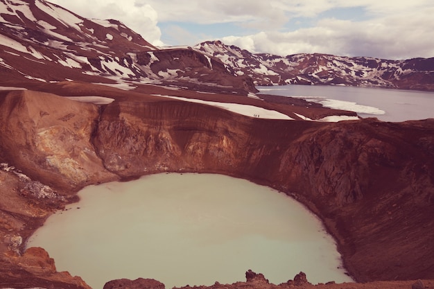 Jezioro Geotermalne, Askja, Islandia