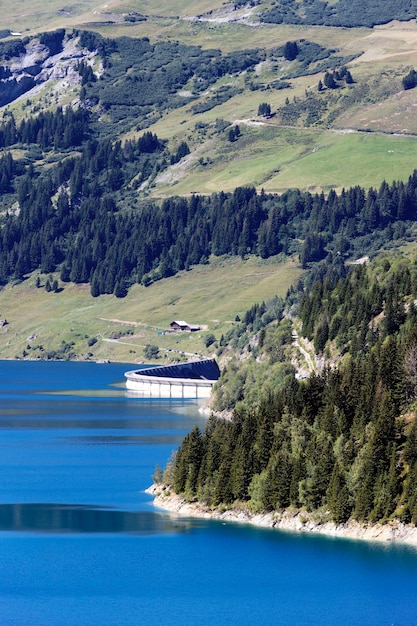 Jezioro I Tama W Górach Alp, Francja