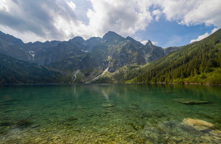 Zdjęcie jezioro morskie oko w tatrach