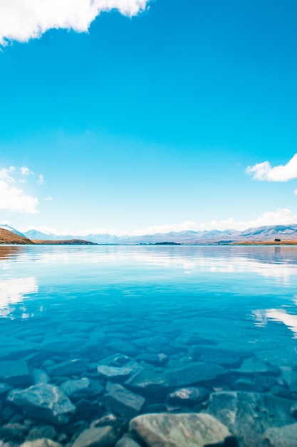 Zdjęcie jezioro tekapo nowa zelandia