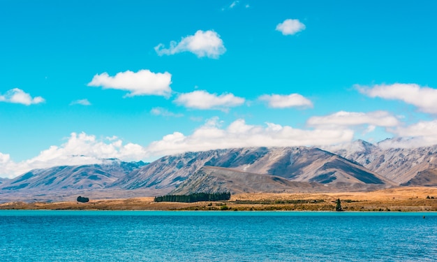 Zdjęcie jezioro tekapo nowa zelandia