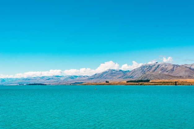 Zdjęcie jezioro tekapo nowa zelandia