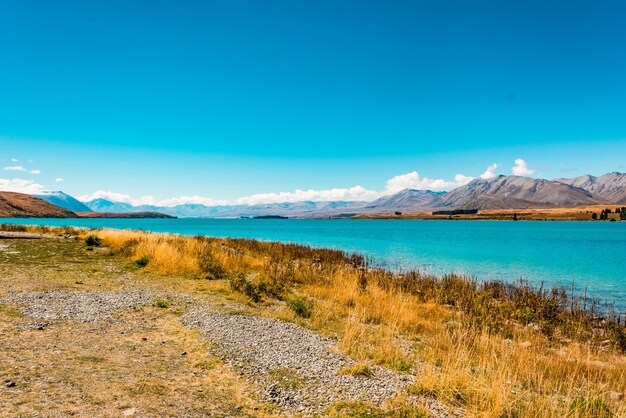 jezioro tekapo nowa zelandia