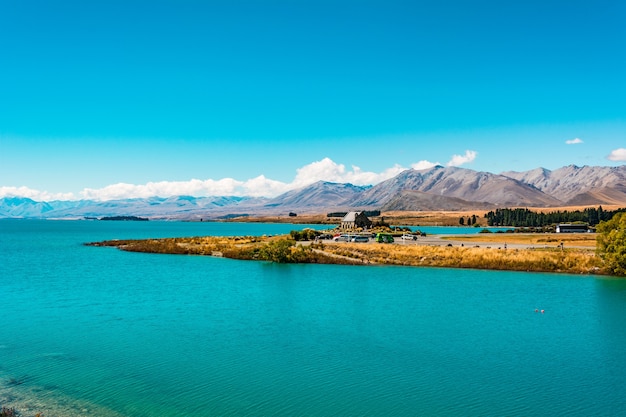 jezioro tekapo nowa zelandia