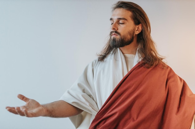 Zdjęcie jezus wyciąga rękę