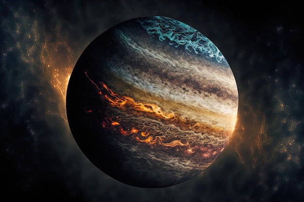 Jowisz z kosmosu Elementy dostarczone przez NASA