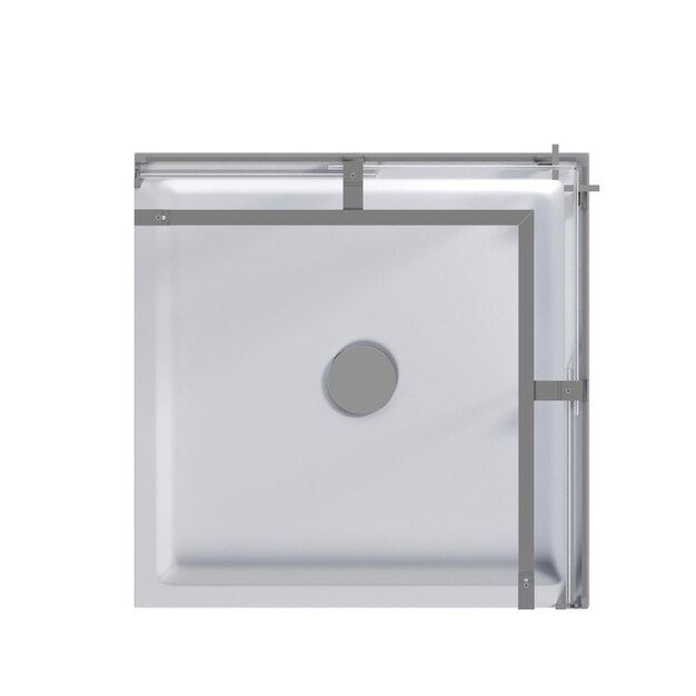 Kabina prysznicowa jest izolowana na białym tle ilustracji 3D i renderowaniu CG