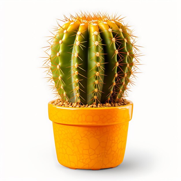 Kaktus izolowany na białym tle