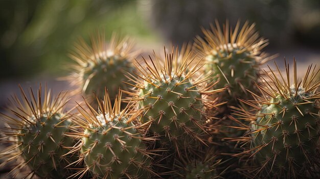 Kaktus z kolczastym wierzchołkiem