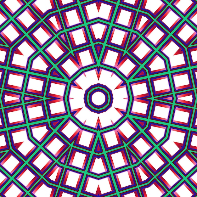 Kalejdoskop ilustracyjna tapeta z kolorowym tłem i projektem 3d
