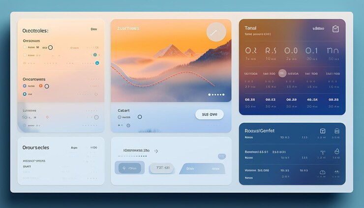 Zdjęcie kalendarz ściany układ strony internetowej ux projekt futurystyczny projekt