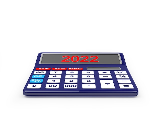 Kalkulator z numerem nowego roku