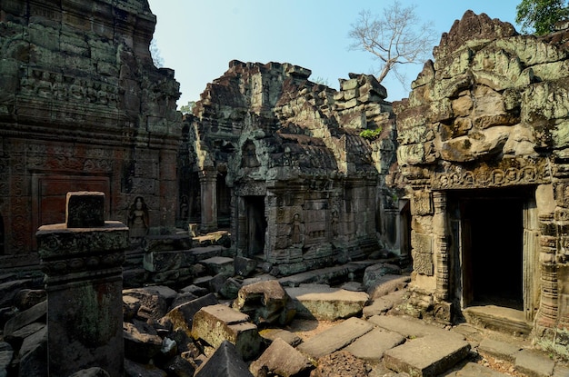 Kambodża ANGKOR Kompleks świątynny Świątynia Preah Khan Preah Khan Kompong svay ruins