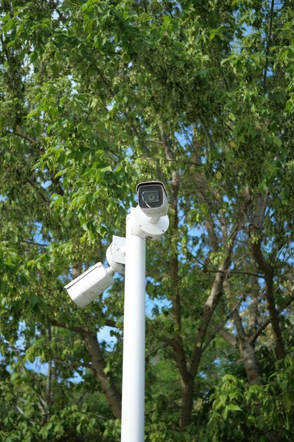 Kamera bezpieczeństwa Cctv działająca na zewnątrz