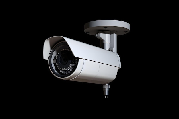 Kamera CCTV w inteligentnym mieście Kamery nadzoru wideo realistyczne