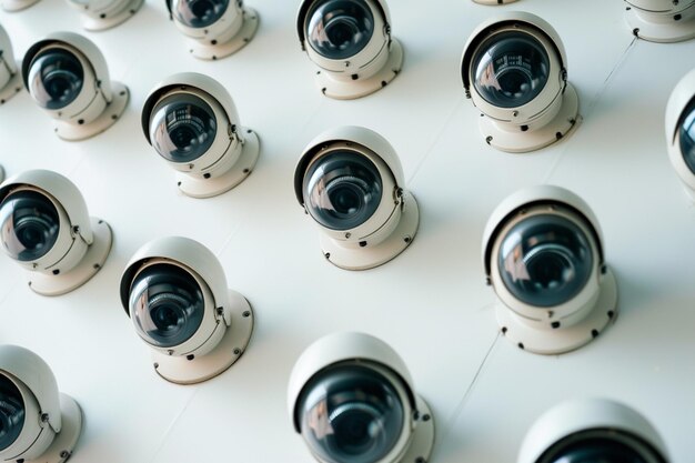Kamery CCTV na suficie.