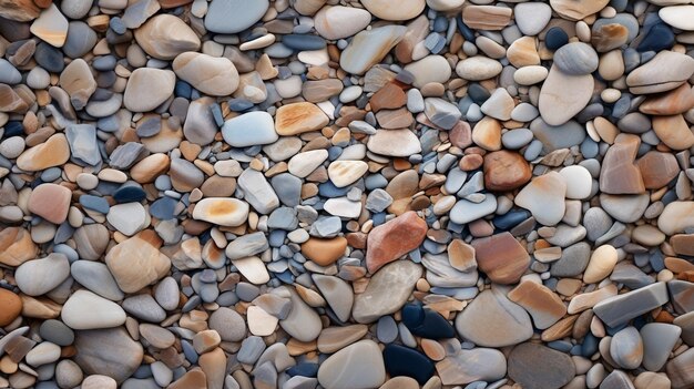 Zdjęcie kamień naturalny na malowniczej linii brzegowej