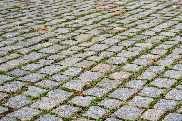 Kamienny Blok Tekstura, Droga Dla Pieszych. Ulica.