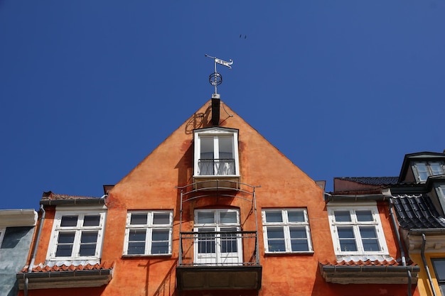 Kanał Nyhavn W Kopenhadze Dania