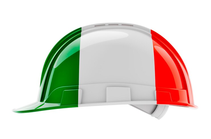 Zdjęcie kapelusz z irlandzką flagą w 3d