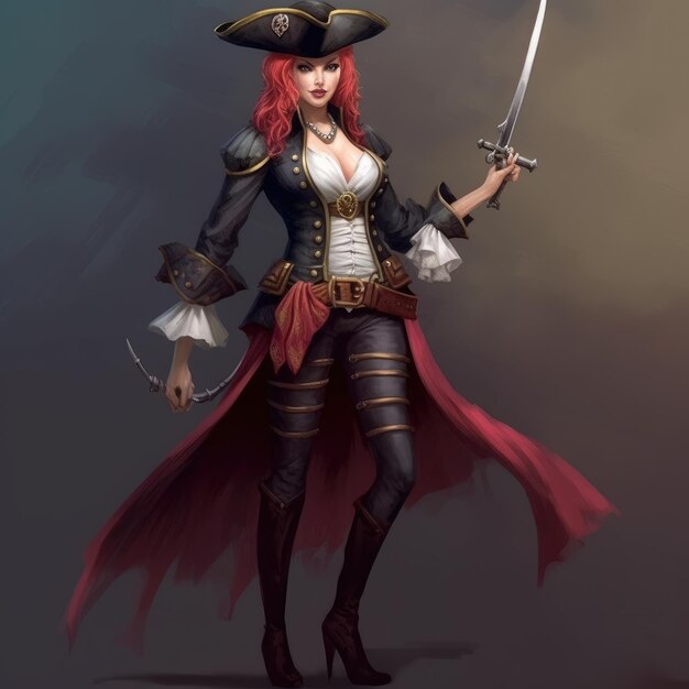 Kapitan Zaczarowanych Mórz Fantazja pięknej piratki