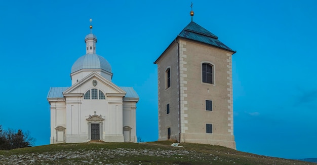 Kaplica św. Sebastiana na Świętym Wzgórzu Mikulov Południowe Morawy Czechy