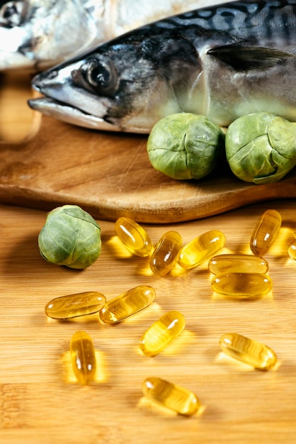 Zdjęcie kapsułki żelowe omega 3 i naturalne źródła omega 3