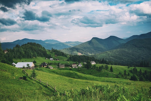 Karpacki krajobraz górski