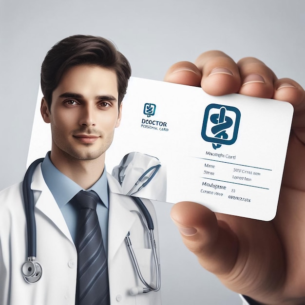 Karta identyfikacyjna lekarza Szablon projektu identyfikatora medycznego