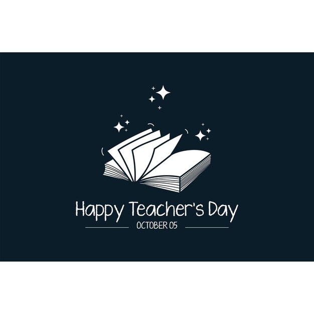 Kartkę z życzeniami szczęśliwego dnia nauczyciela Świętujemy Dzień Nauczyciela ikoną książki