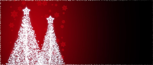 Zdjęcie kartkę z życzeniami wesołych świąt, koncepcja projektowania choinki.