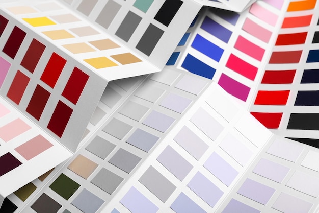 Katalog palet próbek kolorów