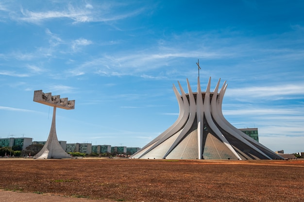 Katedra Metropolitalna Brasilia Df Brazylia 14 Sierpnia 2008 R. Przez Oscara Niemeyera