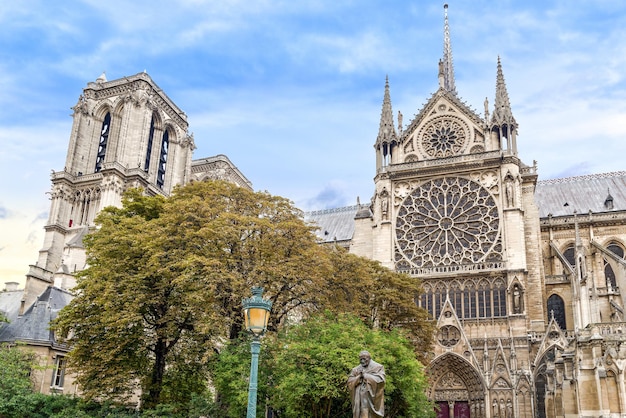 Katedra Notre Dame De Paris W Paryżu We Francji