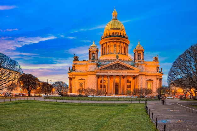 Katedra św. Izaaka - największe dzieło architektoniczne. Sankt Petersburg. Rosja.