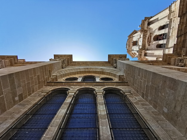 Katedra W Maladze Na Plaza Del Obispo. Malaga, Andaluzja, Hiszpania.