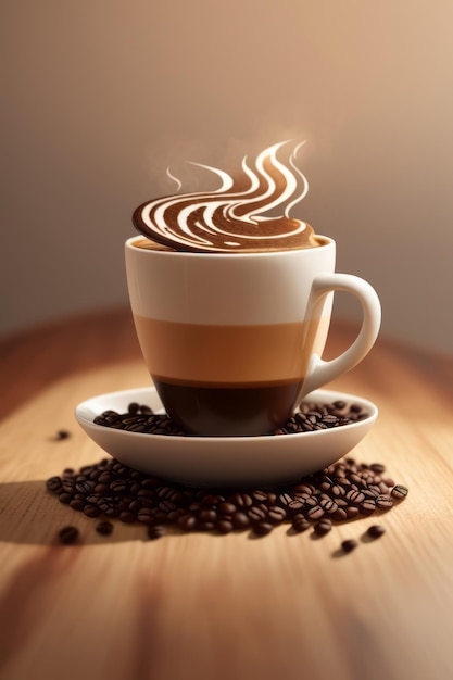 kawa czarna kawa filiżanki kawy