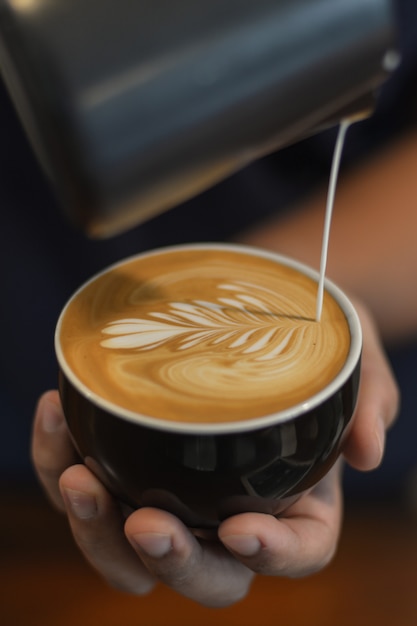 Kawa Latte Art Przez Barista