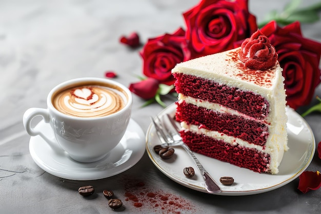 Kawałek ciasta na Walentynki.