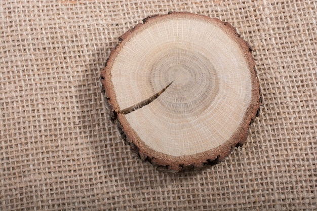 Kawałek ciętej tekstury beli drewna jako tło