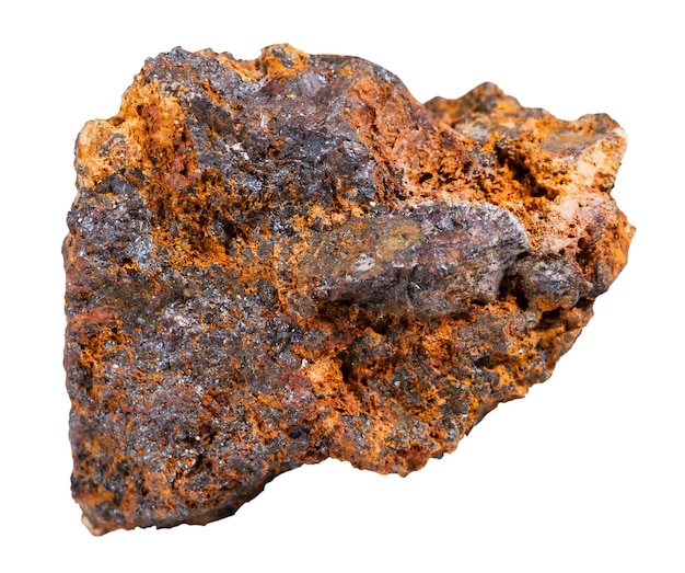 Kawałek kamienia mineralnego hematyt hematyt