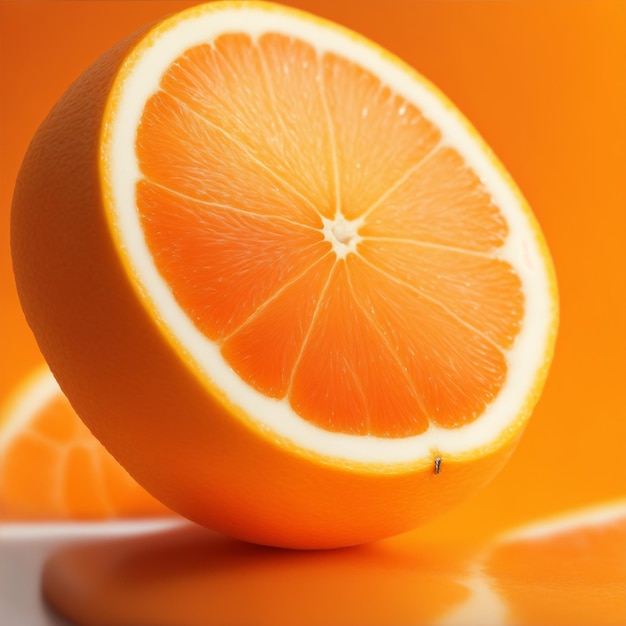 Kawałek pomarańczy.