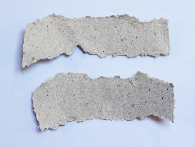 Zdjęcie kawałki starego podartego papieru tekstura tło