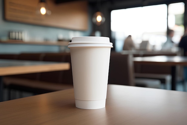 Kawiarnia Paper Coffee Cup Mockup