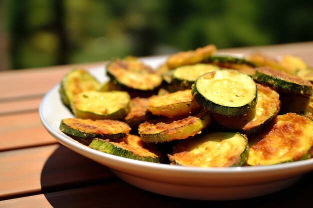 Zdjęcie kellis fried green zucchini włoski przepis