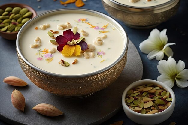 Kheer lub Kahir Wykonane z twarogu lub Paneer Payasam